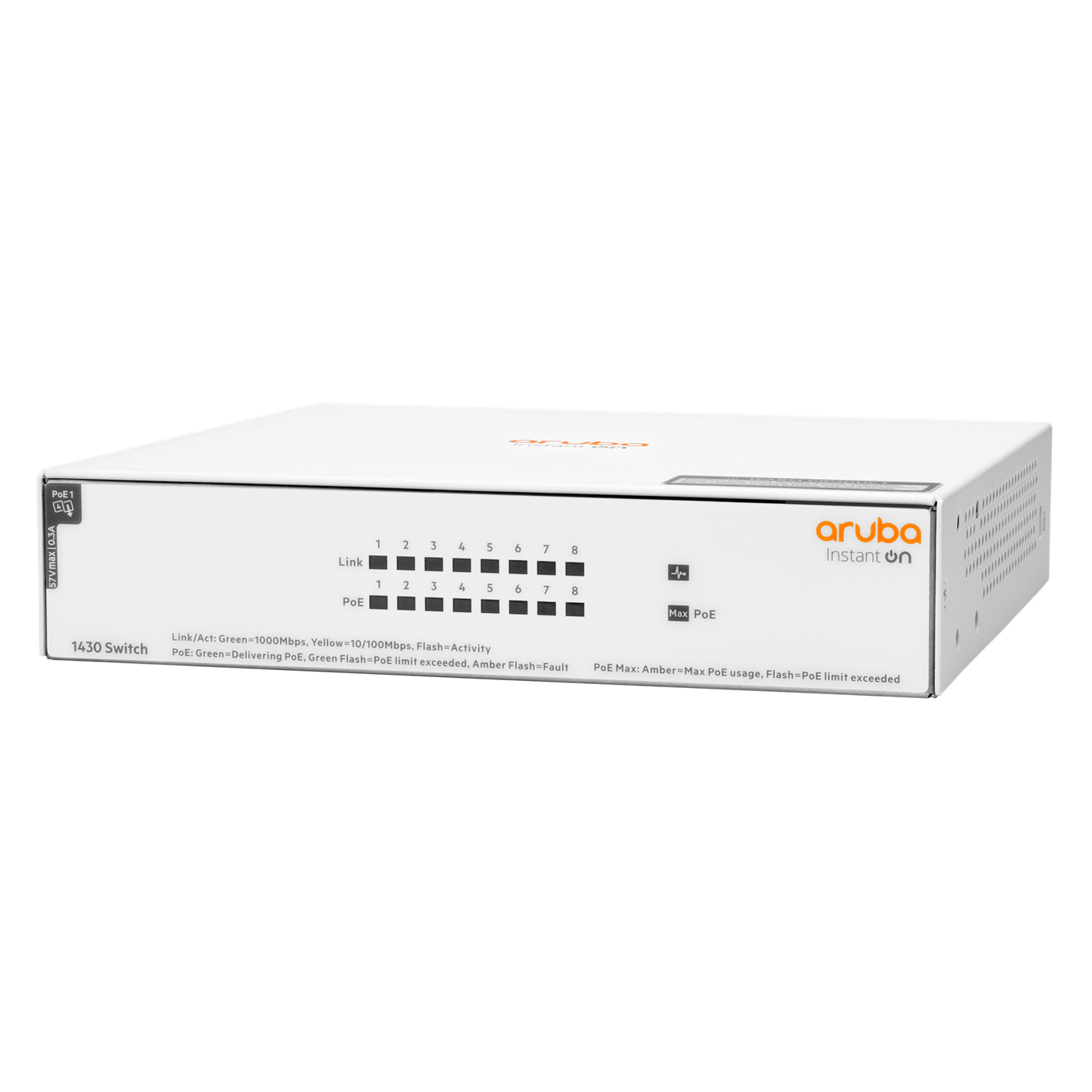 Switch PoE Aruba Instant On 1430 8G 64W (R8R46A)