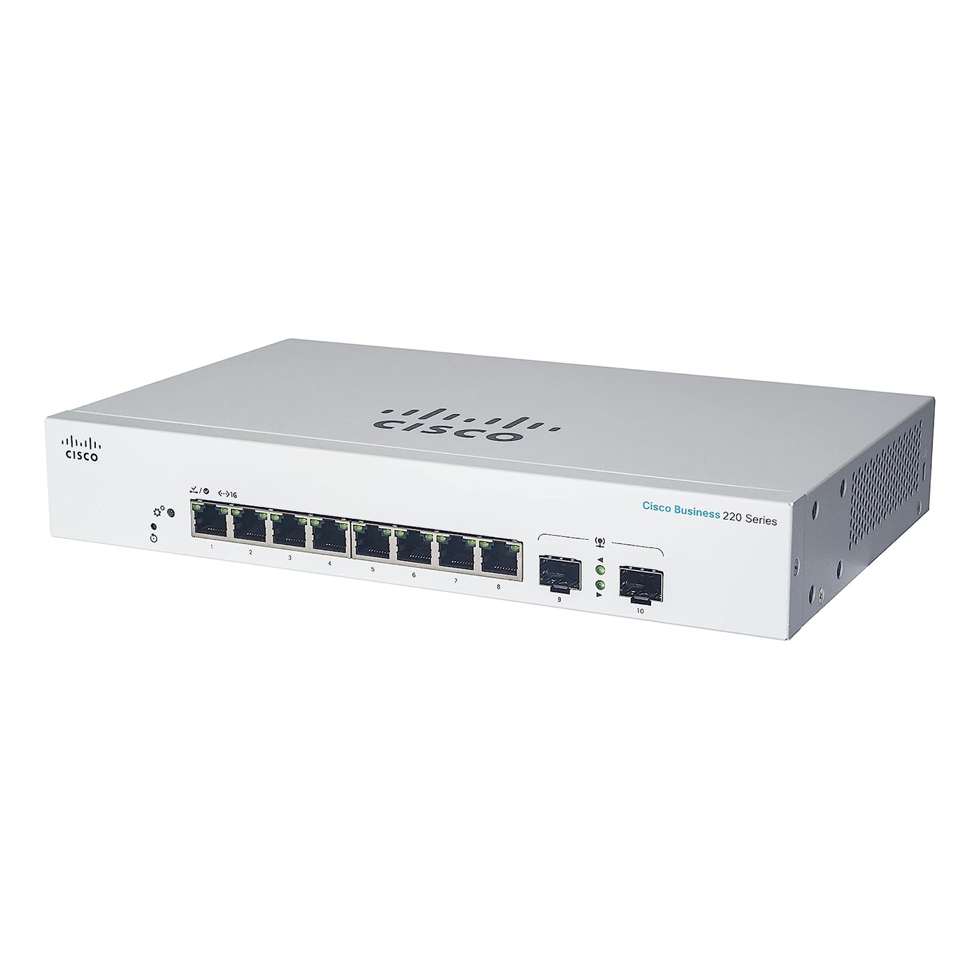 Cisco CBS220-8T-E-2G 10 Port Gigabit Smart Switch