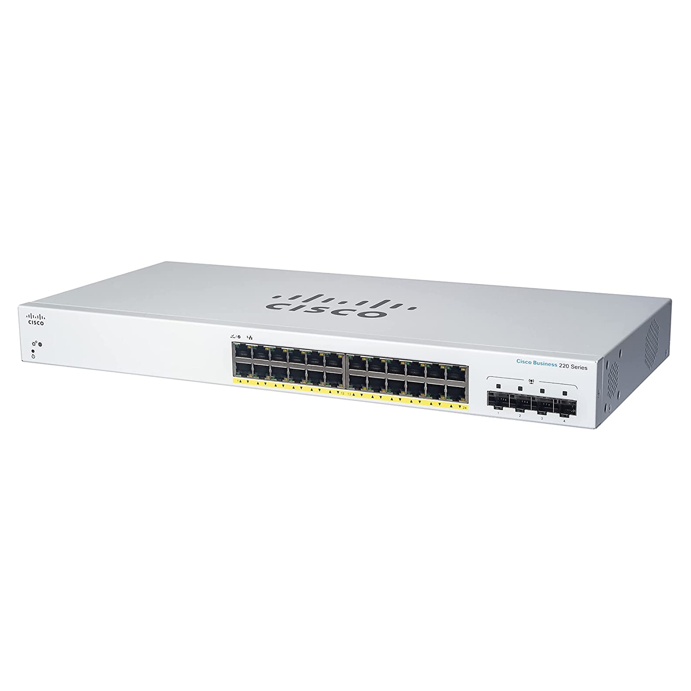 Cisco CBS220-24P-4G 28 Port PoE+ 195W Gigabit Smart Switch