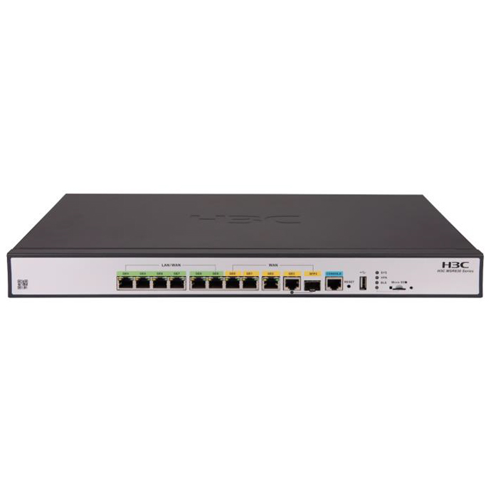 RT-MSR830-10HI H3C 10-Port Gigabit Router - Tải 500 User