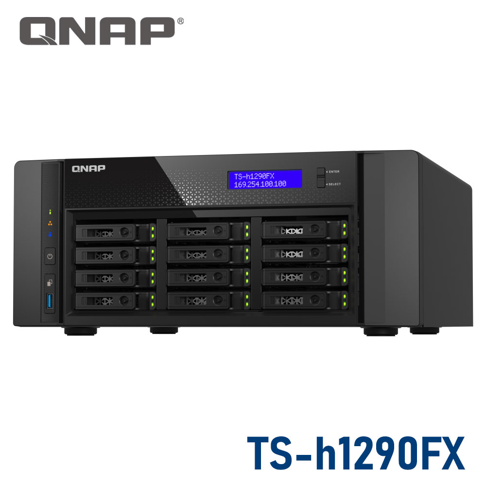 Thiết Bị Lưu Trữ Mạng QNAP TS-h1290FX | TS-h1290FX-7302P-128G