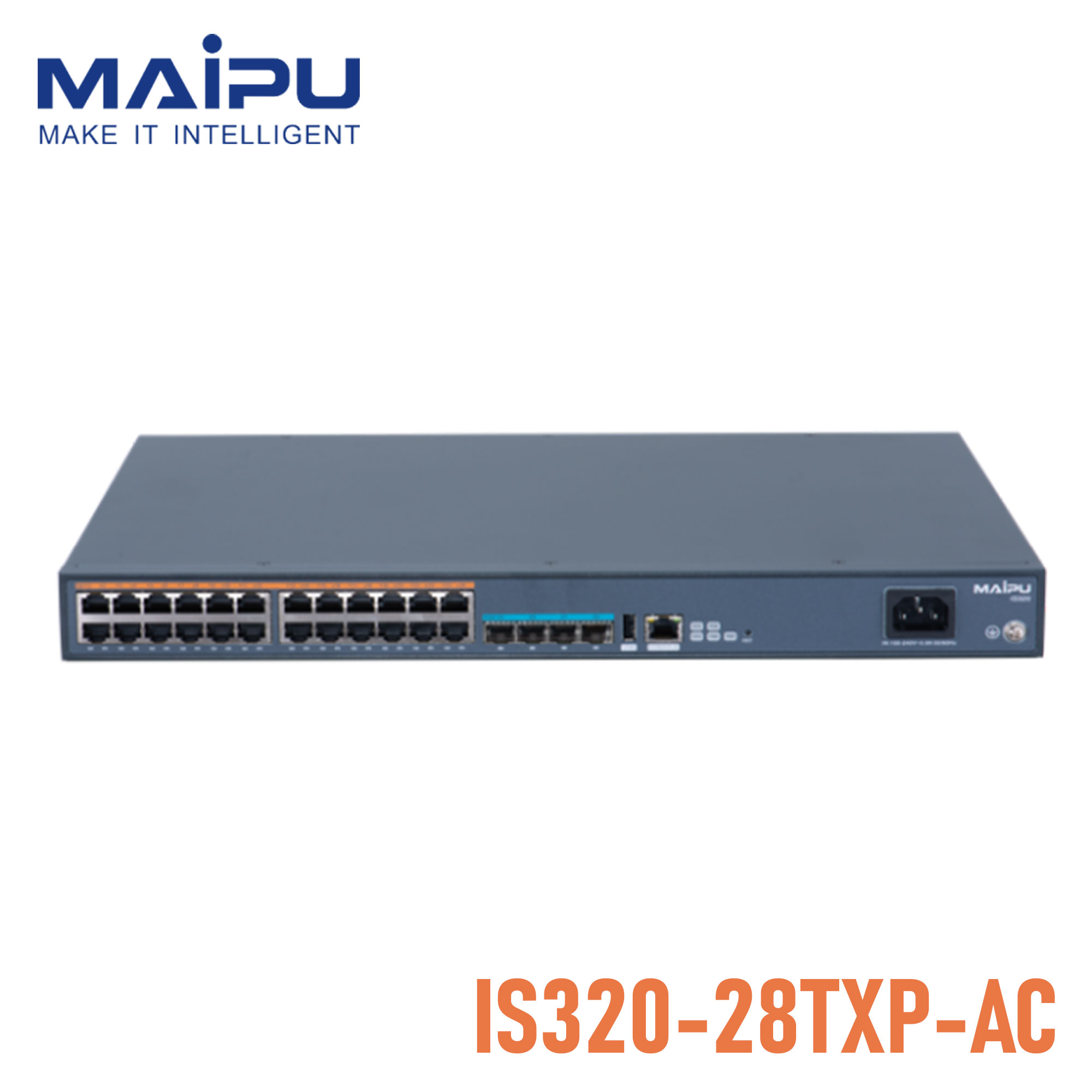 Switch Managed PoE L3 Maipu IS320-28TXP-AC