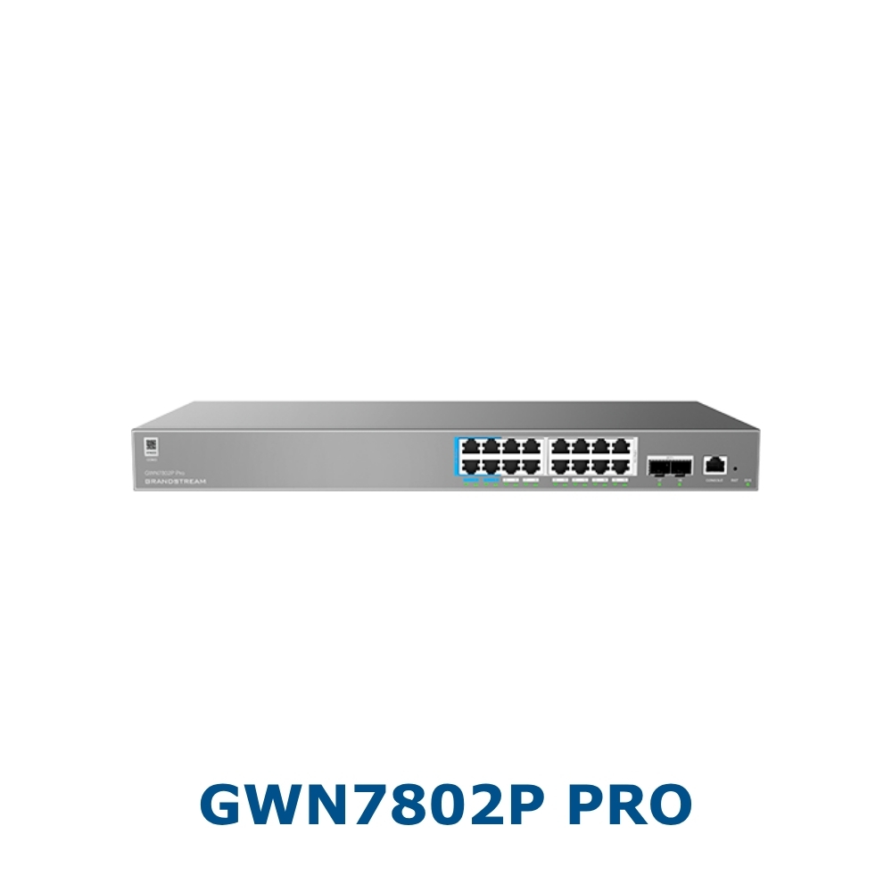 Switch Managed PoE Layer 2++ Grandstream GWN7802P Pro