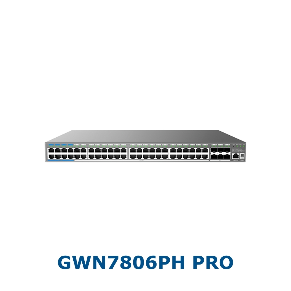 Switch Managed PoE Layer 2++ Grandstream GWN7806PH Pro
