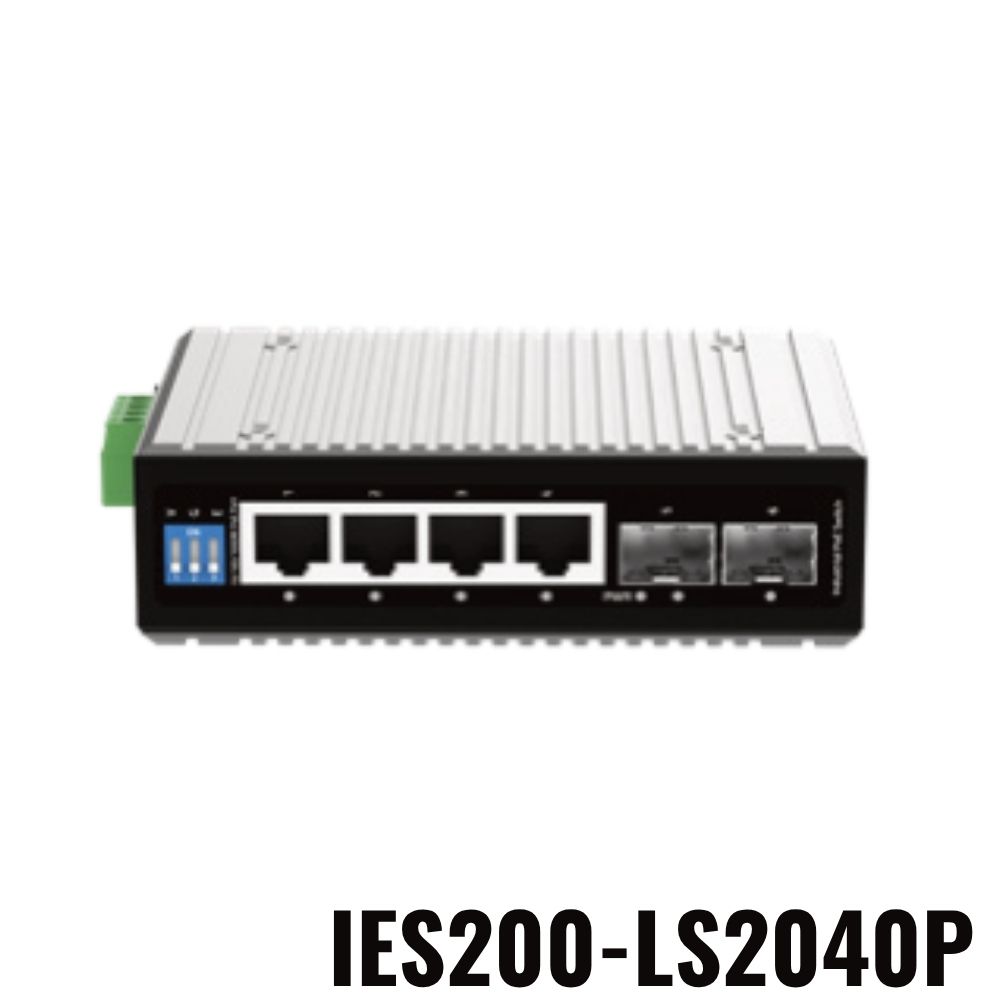Switch Công Nghiệp Unmanaged PoE+ BDCOM IES200-LS2040P
