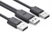 Ugreen US106 cáp USB tùy chọn nguồn điện bổ sung cho HDD (0.5M, 1M)