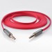 Ugreen AV119 cáp audio 3.5mm màu đỏ mỏng dẹt cho điện thoại Iphone, Samsung cao cấp (0.5M, 1M, 1.5M, 2M, 3M, 5M)