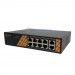 Switch PoE MIXIE PC-802 AI - 8 cổng LAN PoE, 2 cổng Uplink, tốc độ 100Mbs, khoảng cách 250M