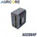 Switch Managed Layer 2+ PoE+ Industrial AurCore AIS2004P