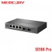 Switch Layer 2 Managed Mercury SE106 Pro Có 4 Cổng 2.5Gb và 2 Cổng Quang SFP+ 10Gb